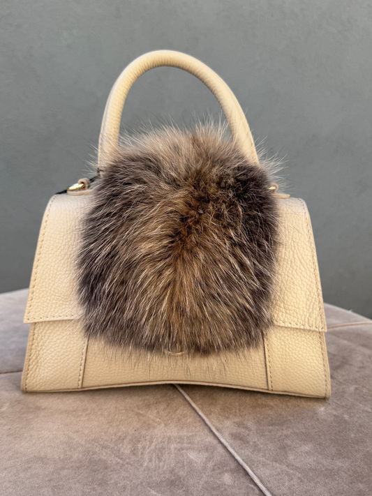 Kabelka kožišek leather